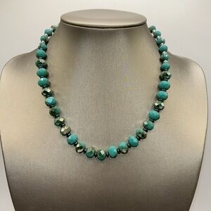 HANDMADE JEWELRY - 17" Winter Holiday Sparkle Necklace #1